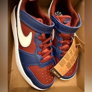 Nike Kids Red and Blue Sneakers